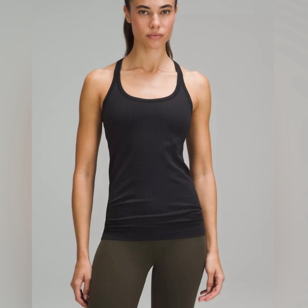 Lululemon Ebb to Street Tank Top Ribbed Black Racerback
Size 6 women